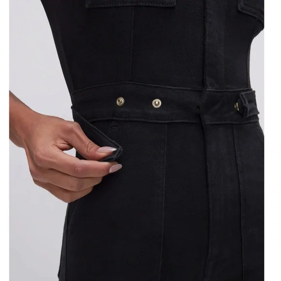 Good American Black Jumpsuit - Picture 3 of 7